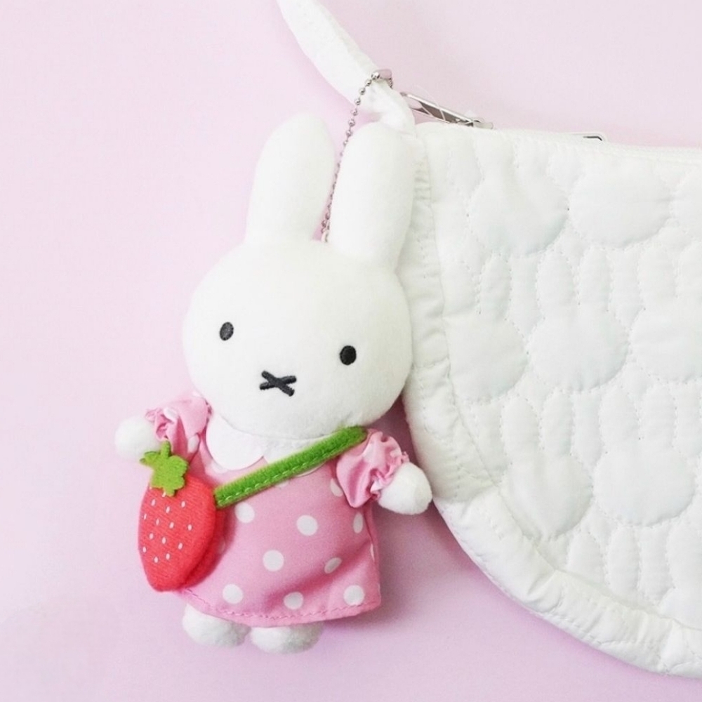 Miffy Style Limited Edition Strawberry Miffy Mascot  Pink Strawberry rare miffy